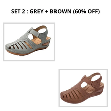 将图片加载到图库查看器,PREMIUM ORTHOPEDIC ROUND TOE SANDALS (#1 MOST WANTED)