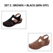 将图片加载到图库查看器,PREMIUM ORTHOPEDIC ROUND TOE SANDALS (#1 MOST WANTED)