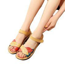 将图片加载到图库查看器,SANDALREPUBLIC LEATHER LEAF SANDALS