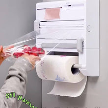 将图片加载到图库查看器,Multifunction Film Storage Rack Cutter for Kitchen【Punch-free】