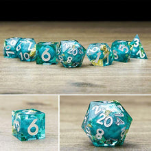 将图片加载到图库查看器,Handcrafted-Fascinating Liquid Core RPG Dice Set