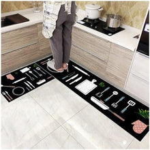 将图片加载到图库查看器,Kitchen printed non-slip carpet
