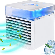 将图片加载到图库查看器,Multi-functional mini desktop cooler(Water cooling,Color switching)/home/office/bedroom