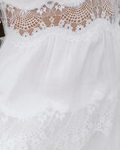 将图片加载到图库查看器,Leaky mesh layered dress-white