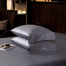 将图片加载到图库查看器,Egyptian Black Duvet Cover & Sheet Set