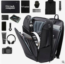将图片加载到图库查看器,Casual fashion multifunctional high-capacity technology USB men's backpack