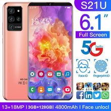 将图片加载到图库查看器,Global Version SOYES S21U Mobile Phone 6.1inch Cellphones 128G ROM Dual SIM Cards Android 4800mAh Smartphone