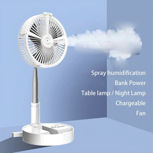 将图片加载到图库查看器,USB Eletric Fan,Humidifying Hydration Water Spray Fan,Desk Lamp Fan,Floor Standing Fan