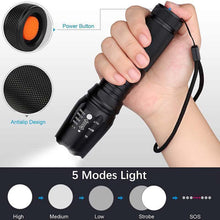 将图片加载到图库查看器,Portable outdoor strong light flashlight-waterproof / strong light / 5 gears adjustable