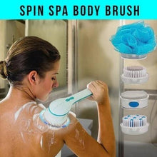 将图片加载到图库查看器,SPIN SPA BODY BRUSH WITH 5 ATTACHMENTS