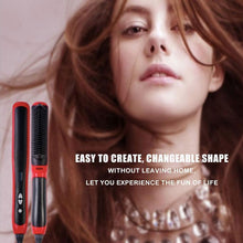 将图片加载到图库查看器,Trendy women's straight hair curling comb