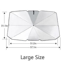 将图片加载到图库查看器,Summer promotion Foldable Car Sunshade To Block Heat Ultraviolet