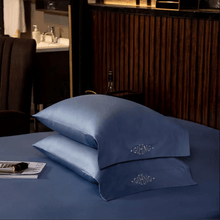 将图片加载到图库查看器,Egyptian Black Duvet Cover & Sheet Set