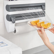 将图片加载到图库查看器,Multifunction Film Storage Rack Cutter for Kitchen【Punch-free】