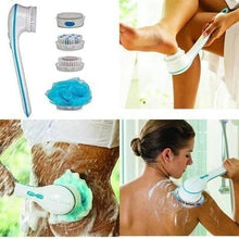 将图片加载到图库查看器,SPIN SPA BODY BRUSH WITH 5 ATTACHMENTS