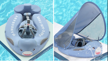 将图片加载到图库查看器,Baby Infant Non-Inflatable Float Lying Swimming Ring