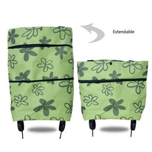 将图片加载到图库查看器,FOLDABLE SHOPPING TROLLEY TOTE BAG