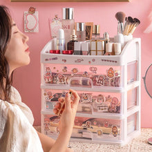 将图片加载到图库查看器,Cosmetic Storage Organizer (Three floors)- Easily Organize Your Cosmetics, Jewelry and Hair Accessories