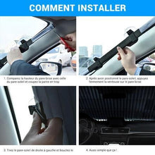 将图片加载到图库查看器,Automobile retractable sun visor