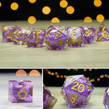 将图片加载到图库查看器,Handcrafted-Fascinating Liquid Core RPG Dice Set