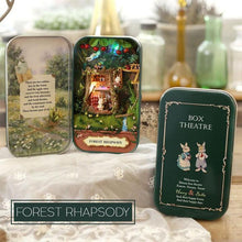 将图片加载到图库查看器,DIY Nostalgic Miniature Box Theatre