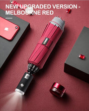 将图片加载到图库查看器,The latest design of 2020 & LED Night Light & vehicle general & German technology & fully automatic opening folding umbrella