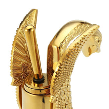 将图片加载到图库查看器,Luxury golden swan bathroom faucet