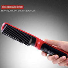 将图片加载到图库查看器,Trendy women's straight hair curling comb