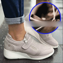 将图片加载到图库查看器,Ladies' inner heightening casual sports shoes Comfortable/non-slip/fine and soft