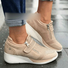 将图片加载到图库查看器,Ladies' inner heightening casual sports shoes Comfortable/non-slip/fine and soft