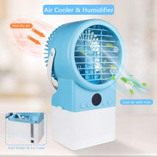 将图片加载到图库查看器,Personal Air Cooler Conditioner Mist Humidifier Fan