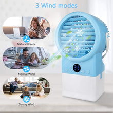 将图片加载到图库查看器,Personal Air Cooler Conditioner Mist Humidifier Fan