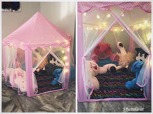 将图片加载到图库查看器,Princess tent girl star light toy mosquito net