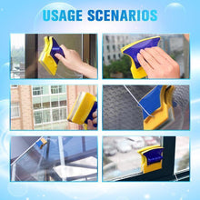 将图片加载到图库查看器,Magnetic double-sided window cleaning brush