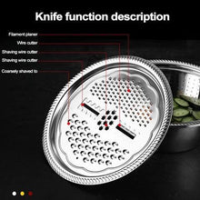 将图片加载到图库查看器,Multifunctional stainless steel basin