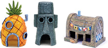 将图片加载到图库查看器,Spongebob underwater scene aquarium ornament, household small aquarium ornament