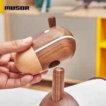 将图片加载到图库查看器,Creative little wooden donkey tissue holder