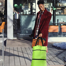 将图片加载到图库查看器,FOLDABLE SHOPPING TROLLEY TOTE BAG