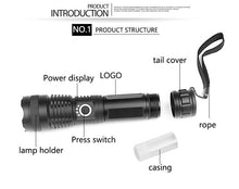 将图片加载到图库查看器,Most Powerful Flashlisht 20000 Lumens