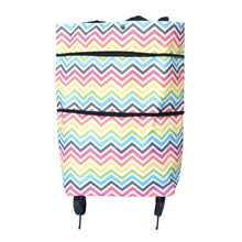 将图片加载到图库查看器,FOLDABLE SHOPPING TROLLEY TOTE BAG