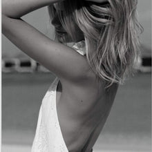 将图片加载到图库查看器,Lace Halter Dress - White