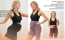 将图片加载到图库查看器,Women's Pregnant Yoga Shorts