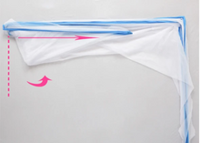 将图片加载到图库查看器,mosquito net travel portable folding mosquito net