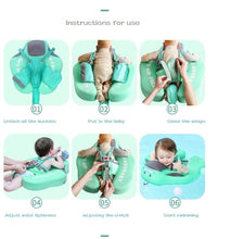 将图片加载到图库查看器,Baby Infant Non-Inflatable Float Lying Swimming Ring