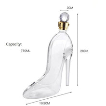 将图片加载到图库查看器,High heeled shoe shaped decanter(With sealing strip)