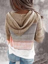 将图片加载到图库查看器,Hollow Out Knitted Lightweight Hoodie