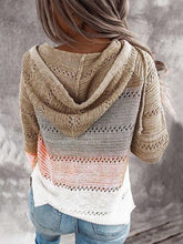 将图片加载到图库查看器,Hollow Out Knitted Lightweight Hoodie