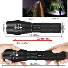 将图片加载到图库查看器,Portable outdoor strong light flashlight-waterproof / strong light / 5 gears adjustable