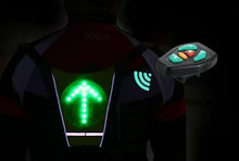 将图片加载到图库查看器,Cycling Bicycle LED Wireless Safety Turn Signal Light Vest for Riding Night Guiding