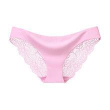 将图片加载到图库查看器,Women's Sexy Lace Panties Seamless Cotton Crotch Breathable Ladies Low-Rise Lingerie Underwear Comfortable Underpants